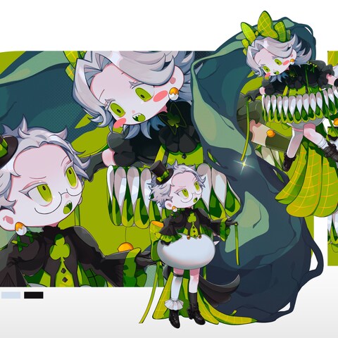 【立ち絵サンプル】少年少女