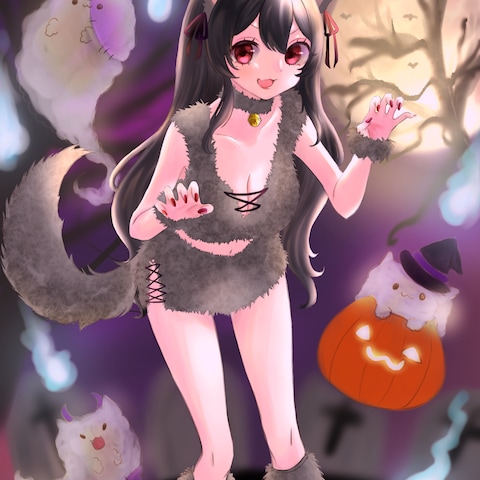 ハロウィン1枚絵