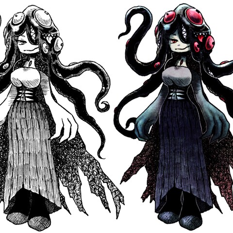 【アナログの後アイビスで描きました】キャラクターデザイン