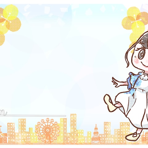 「タイトル未定 阿部葉菜様」生誕祭メッセージカード