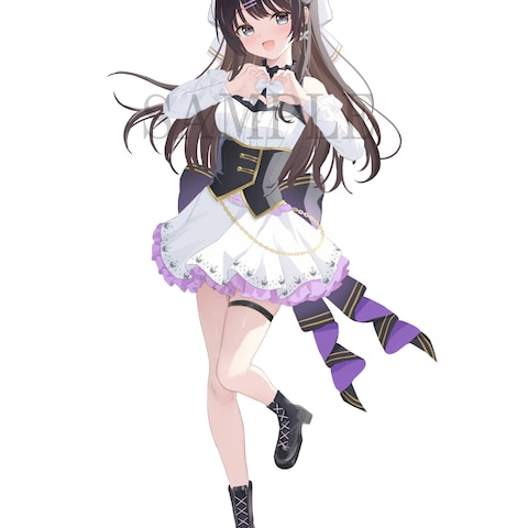 vtuber様アクリルスタンド用立ち絵