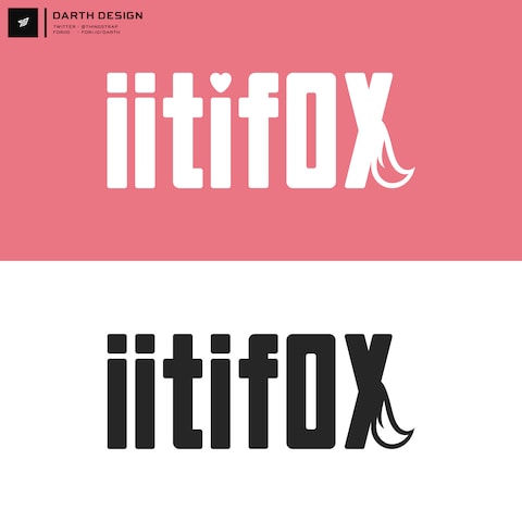 VTuber「iitifox」ロゴデザイン