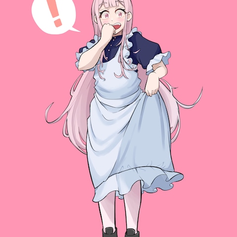 メイドイラスト　立ち絵
