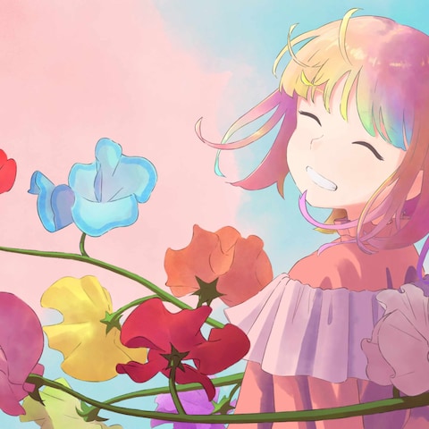 イラスト①「スイートピー」