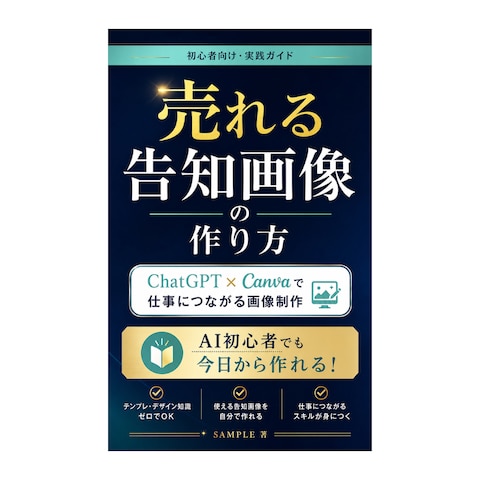 AI初心者向けKindle表紙デザイン