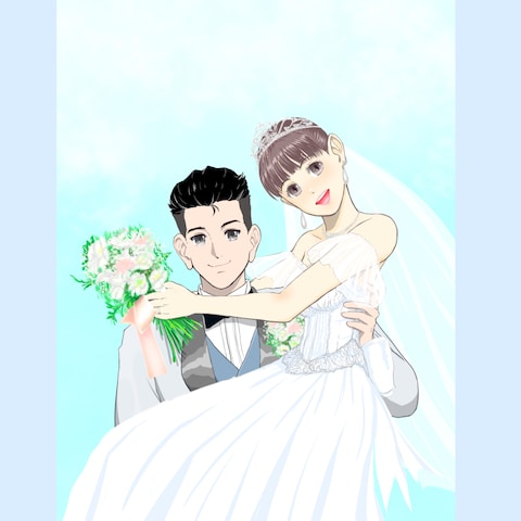 結婚式ウェルカムボード風デザイン