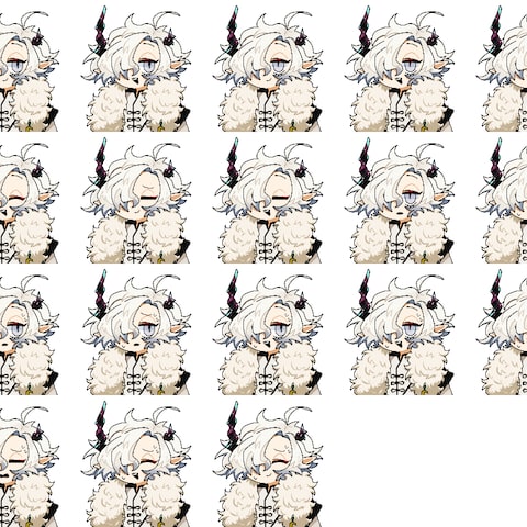 ミニキャラ立ち絵・表情差分
