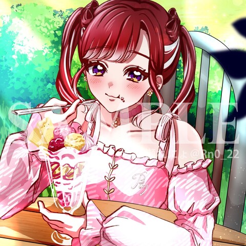 女性キャラクターサンプル【二次創作】