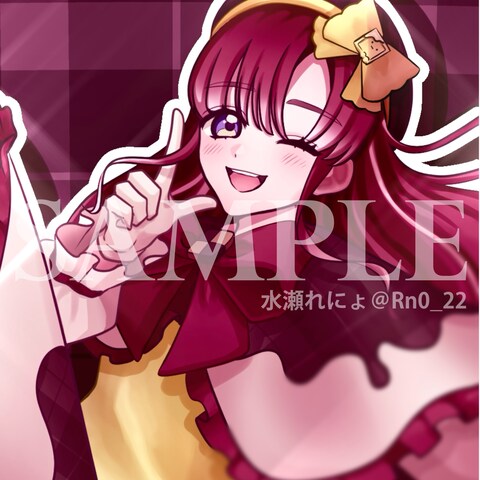 女性キャラクターサンプル【二次創作】