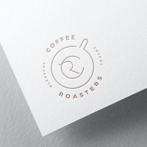 コーヒーショップのロゴ