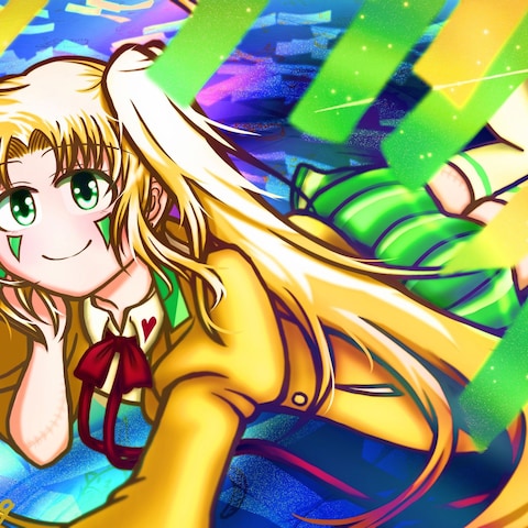 一枚絵 誕生日イラスト