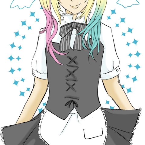 オリジナルキャラクターのイラスト