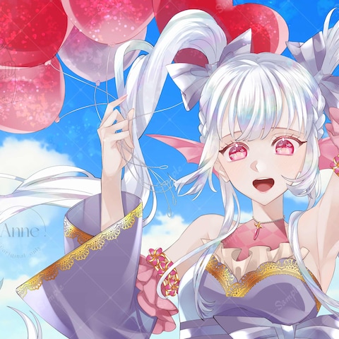 VTuber 天音彩様 お誕生日イラスト（ご依頼）