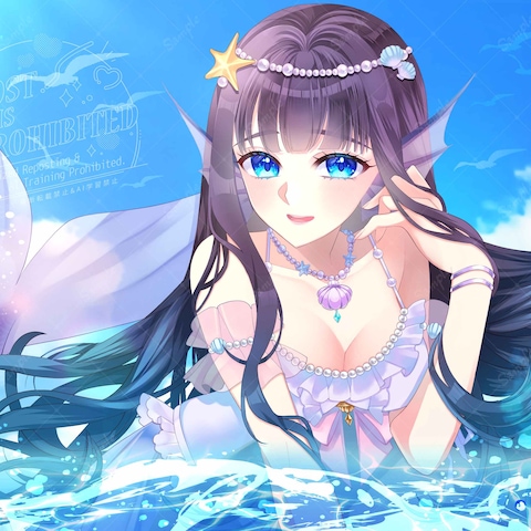 VTuber 水宝やお様一枚絵(ご依頼)