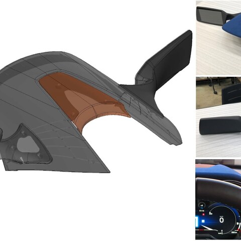 モニター機能を付加したメーターパネル（自動車）