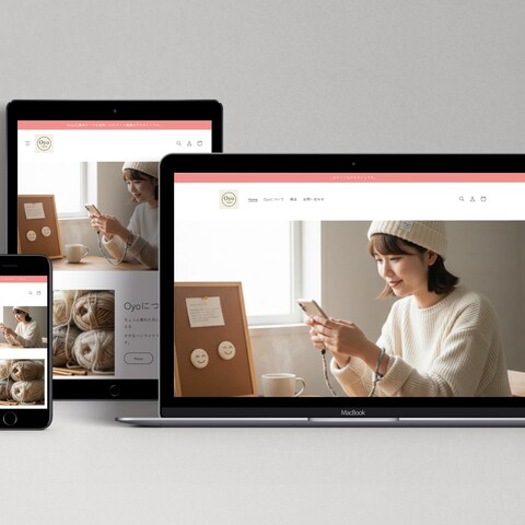 ハンドメイド作品向けECサイト構築(Shopify)