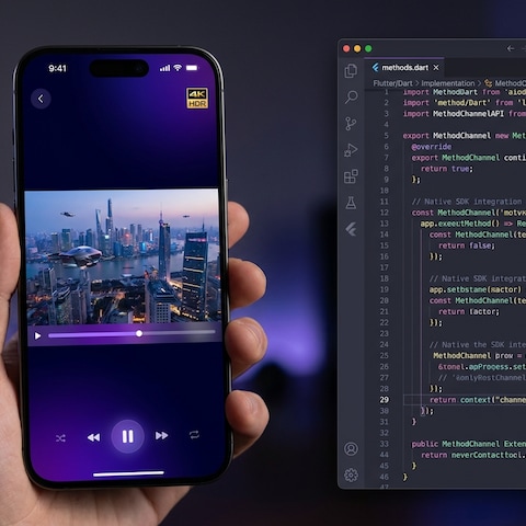 ストリーミングSDKのFlutterポート開発
