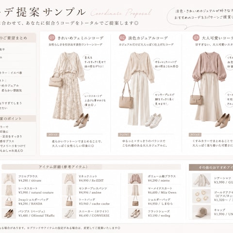コーディネート提案