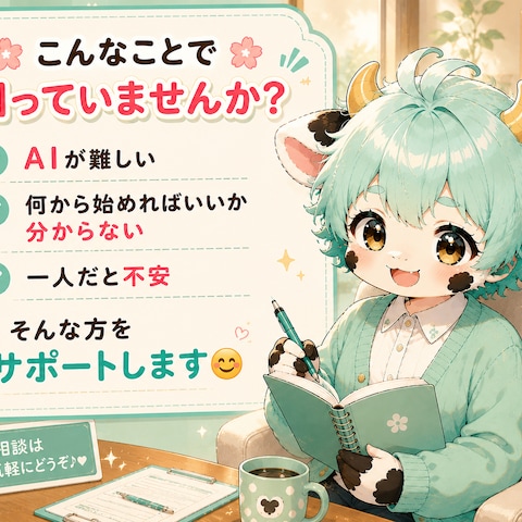 chatGPT、AIの初心者の方のご相談を中心に承ってます！