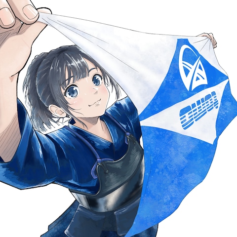 剣道用品ブランドPRポスター用イラスト