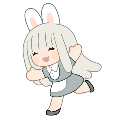 走るうさみみちゃん