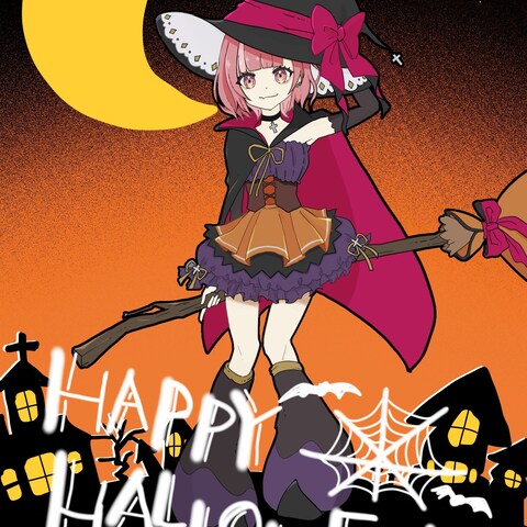 ハロウィンオリジナルイラスト