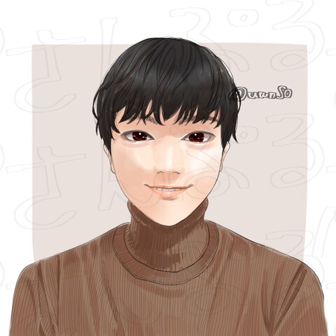 依頼で描いた似顔絵