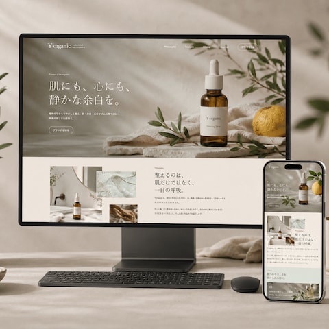 【WEB制作】Y organic｜自然派コスメブランドサイト