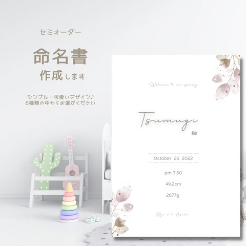 命名書