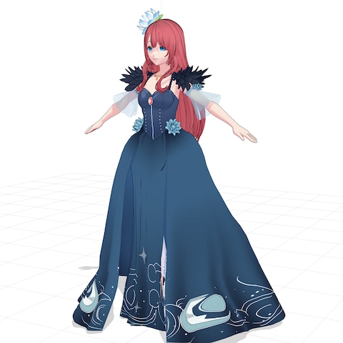 ご依頼MMD用衣装モデル