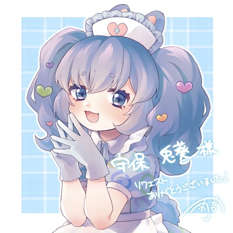 SNS投稿用イラスト（Vtuber様）