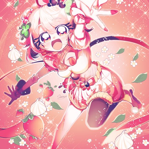 Gallery IYN出展作品｜いちごパフェの擬人化