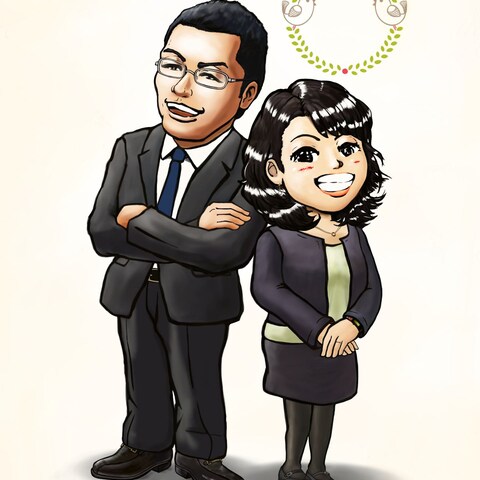 結婚式用イラスト（サンプル）