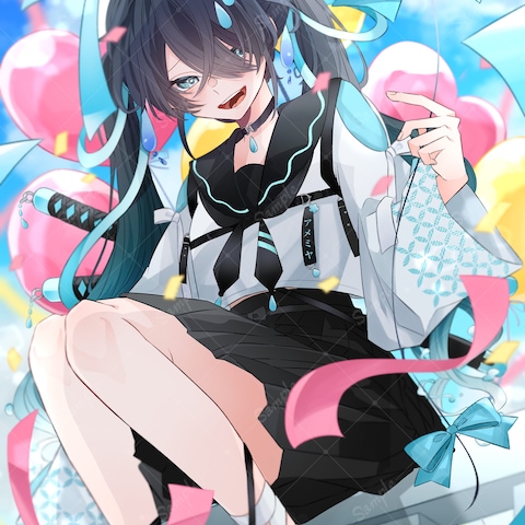 活動1周年記念イラスト