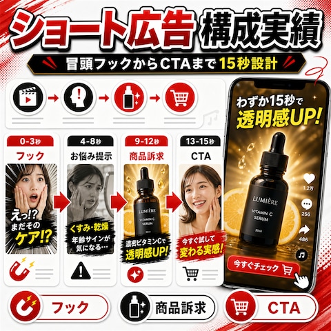 AIショート広告構成