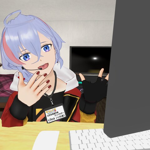 VR空間にてお客様に愚痴を聞いたり、話し相手をしていました。