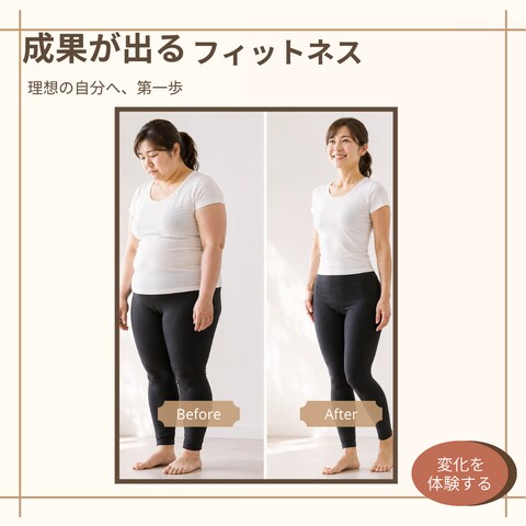 成果が出るフィットネス!WEBバナー制作