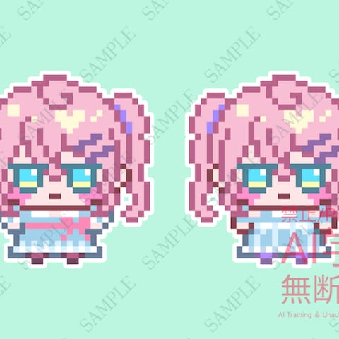 【コミッション】ドット絵ミニキャラ(2026年6月)