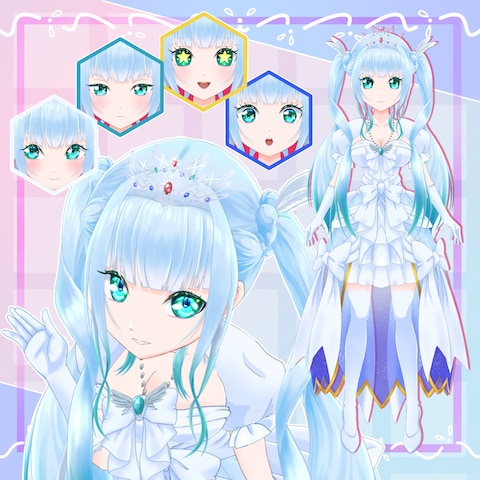 【Live2D】リボンドレスの女の子