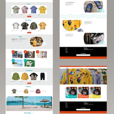 ブランドECデモサイト制作（Shopify）