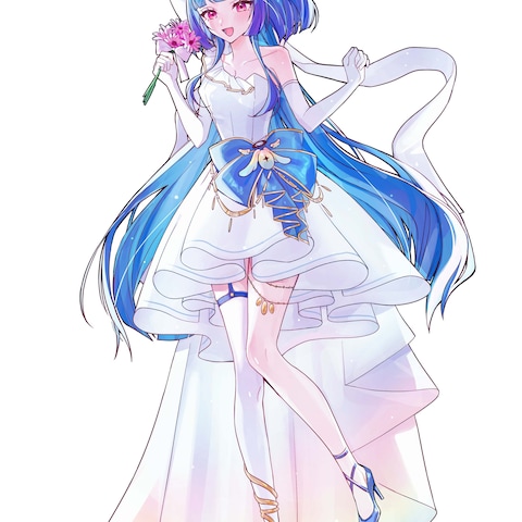 せれくところる様 みこと様 1周年イラスト
