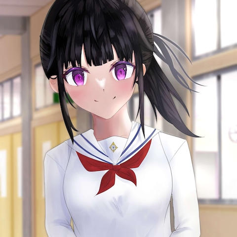 オリジナルの清楚ポニーテールｊｋ