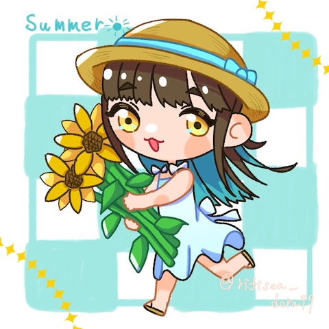 オリジナルイラスト『夏』