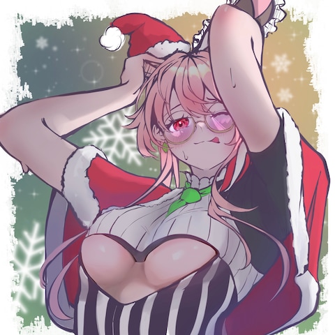 自分用SNS投稿作品(クリスマス)