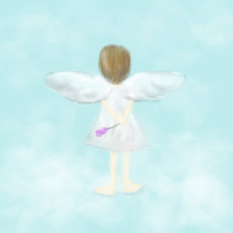 天使のイラスト（アート）