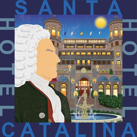 カナリア諸島バッハ音楽祭　WEB広告用デザイン