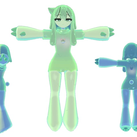 ご依頼者様のVtuber用３Dモデル
