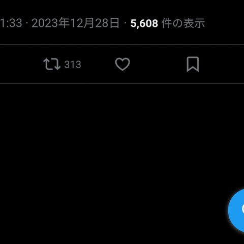 2023/12/28 Twitter（X）300リポスト成果