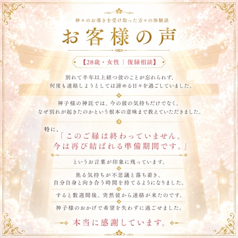 お客様の声