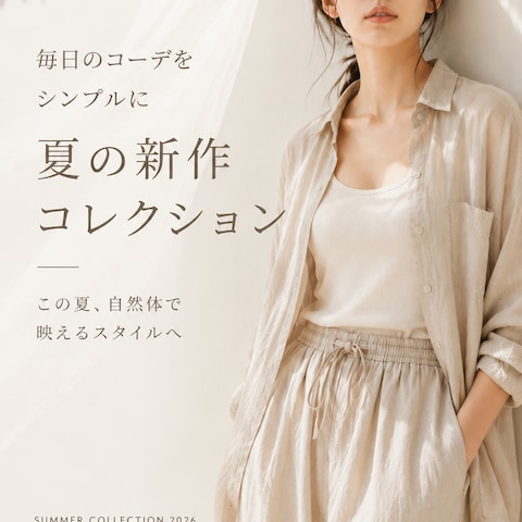大人ベーシックウェアブランドの新作コレクション